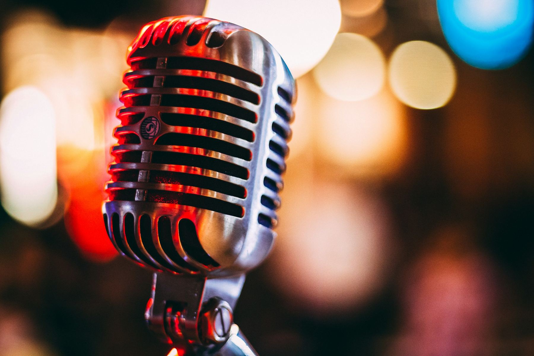 Vintage studio microphone